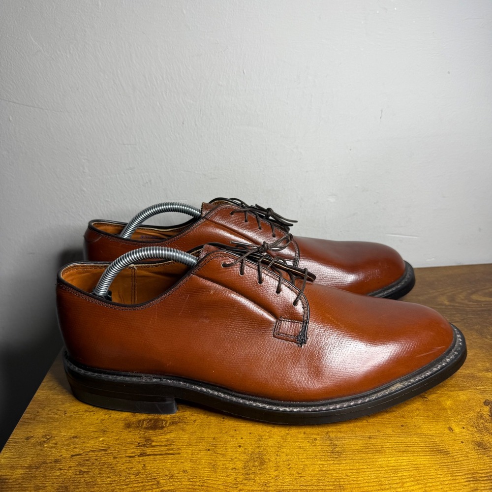 Stuart McGuire Ortho-Vent Derby Dress Shoes Men Size 10 3E Brown 335021M